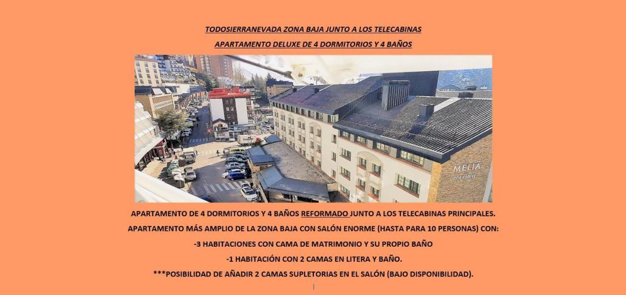 Todosierranevada Zona Baja - Apartamentos De 4 Dormitorios - Junto A Los Telecabinas Sierra Nevada Exterior photo
